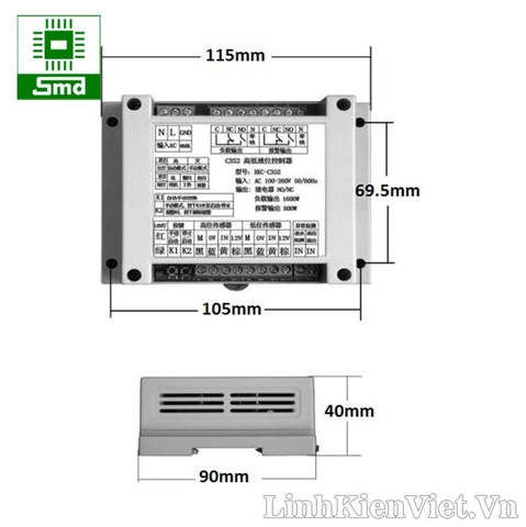 Cảm Biến Cường Độ Ánh Sáng TSL2561 (Lux) TSL 2561