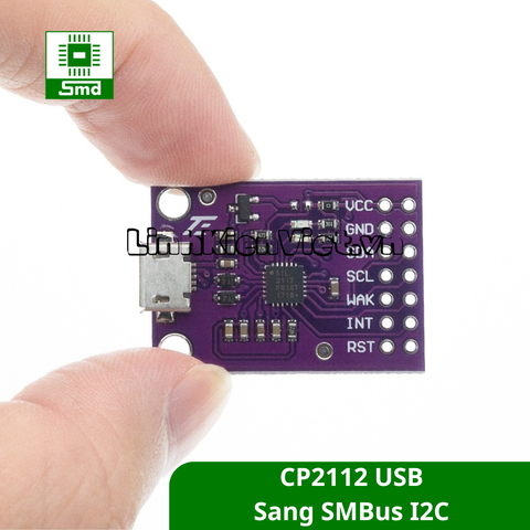 Bo mạch chuyển đổi CP2112 USB Sang SMBus I2C, mở khóa pin máy bay Drone, laptop