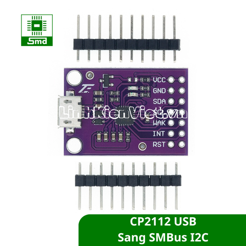 Bo mạch chuyển đổi CP2112 USB Sang SMBus I2C, mở khóa pin máy bay Drone, laptop