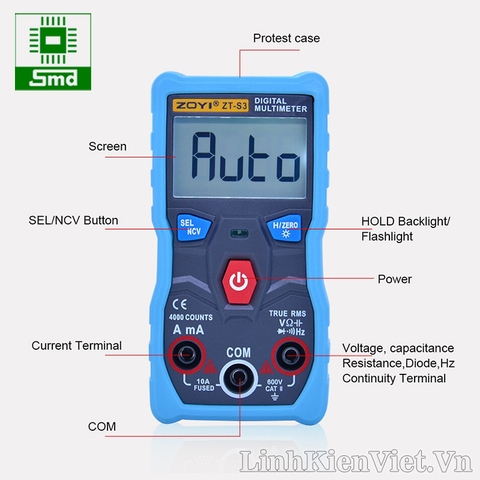 Đồng hồ vạn năng ZOYI ZT-S3, ZT S3