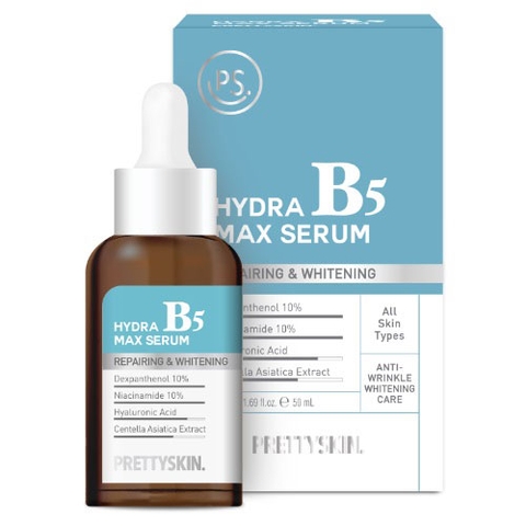 Tinh Chất Phục Hồi Dưỡng Trắng Pretty Skin B5 Hydra Max Serum Repairing & Whitening 50ml