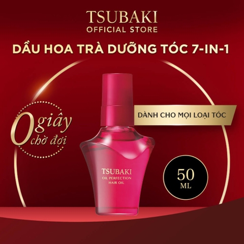 Tinh Dầu Dưỡng Phục Hồi Tóc Hư Tổn Tsubaki Oil Perfection Hair Oil 50ml