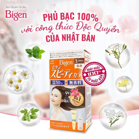 NHUỘM PHỦ BẠC BIGEN NHẬT