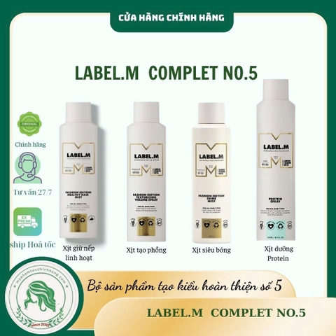 Xịt bóng tóc Label.m Fashion Edition Shine Mist 200ml