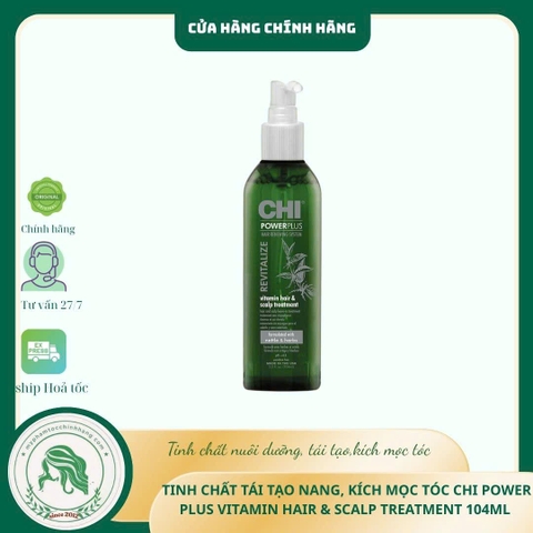 Tinh chất chống rụng và kích thích mọc tóc CHI Power Plus(CHI Power Plus Revitalize Vitamin Hair & Scalp Treatment) 104ml