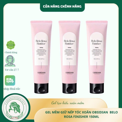 Kem Dưỡng Tạo Kiểu Chống Rối Không Bết Obsidian Bella Belo Rosa Styling Cream 150ml