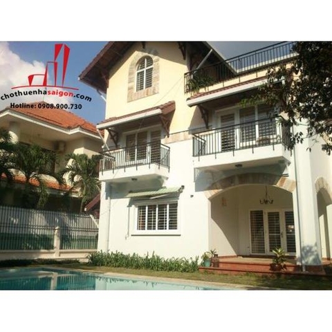 cho thuê biệt thự đường nguyễn văn hưởng, quận 2