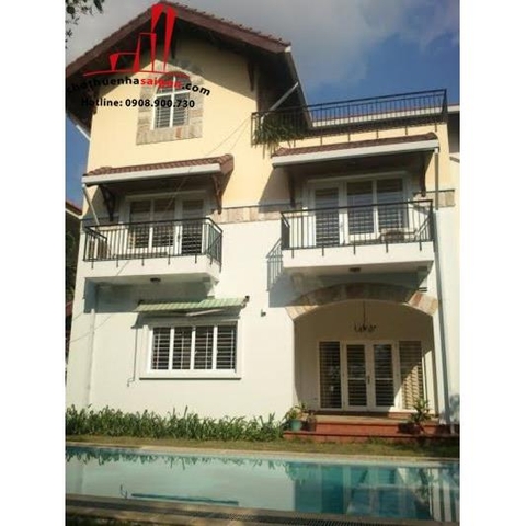 cho thuê biệt thự đường nguyễn văn hưởng, quận 2