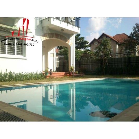 cho thuê biệt thự đường nguyễn văn hưởng, quận 2