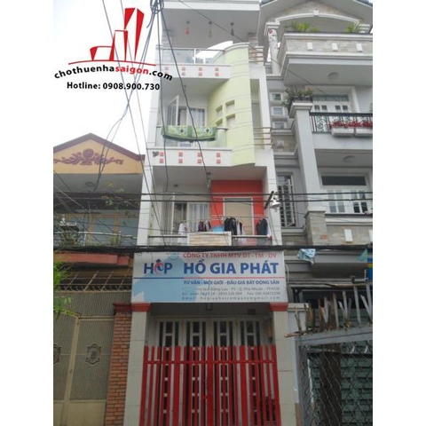 cho thuê nhà nguyên căn hẽm đường phan đăng lưu, quận phú nhuận