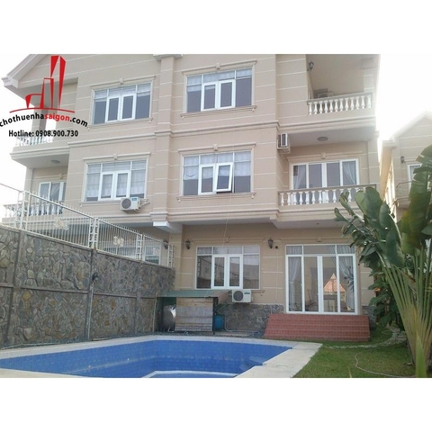 Cho thuê biệt thự bờ sông Quận 2 - giá 4000$