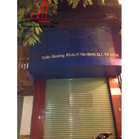 cho thuê nhà mặt tiền đường trần quang khải quận 1, giá 2500$/tháng