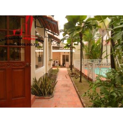 Cho thuê Villa đường Nguyễn Duy Hiệu, phường Thảo Điền Q.2 giá 5000$