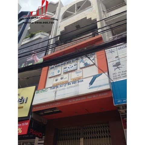 cần cho thuê nhà nguyên căn mặt tiền đường xuân hồng , quận tân bình