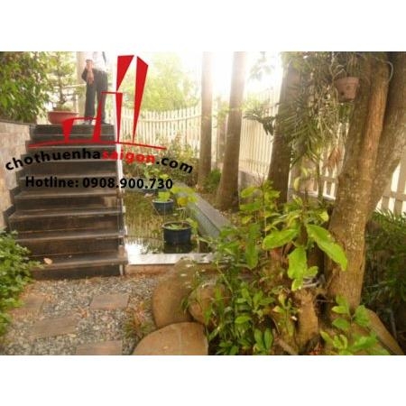 biệt thự đẹp view sông quận 2 cho thuê