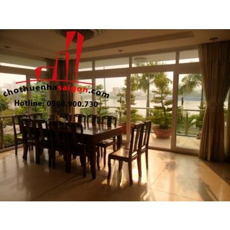 biệt thự đẹp view sông quận 2 cho thuê