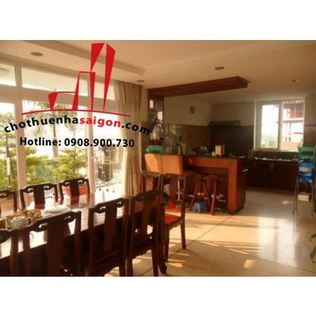 biệt thự đẹp view sông quận 2 cho thuê