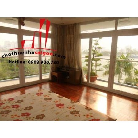 biệt thự đẹp view sông quận 2 cho thuê