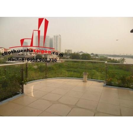 biệt thự đẹp view sông quận 2 cho thuê