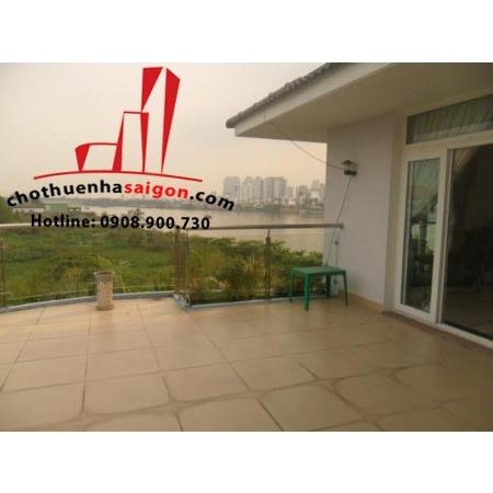 biệt thự đẹp view sông quận 2 cho thuê