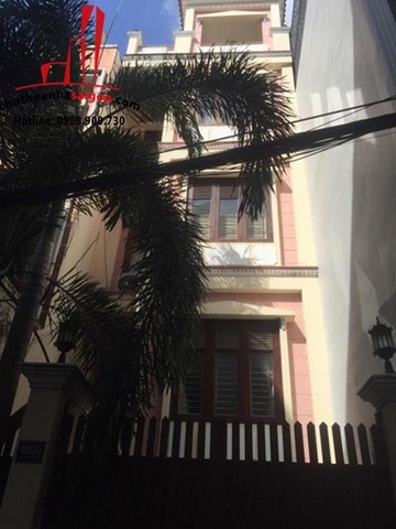 cần cho thuê nhà nguyên căn đường hẽm hai bà trưng , phường tân định quận 1, giá cho thuê:45tr/tháng