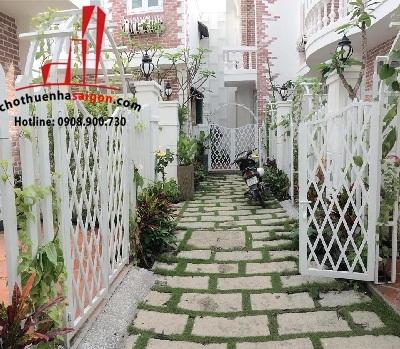 cho thuê villa khu liền kề đường nội bộ trần não, quận 2