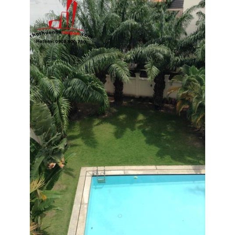 cho thuê nhà villa khu combound đường nguyễn văn hưởng, quận 2