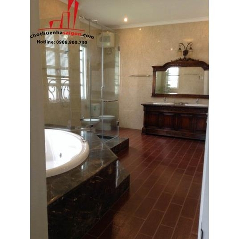 cho thuê nhà villa khu combound đường nguyễn văn hưởng, quận 2