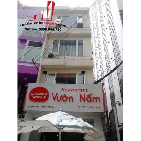 cho thuê nhà mặt tiền đường nguyễn văn tráng, quận 1, giá 2000$/tháng