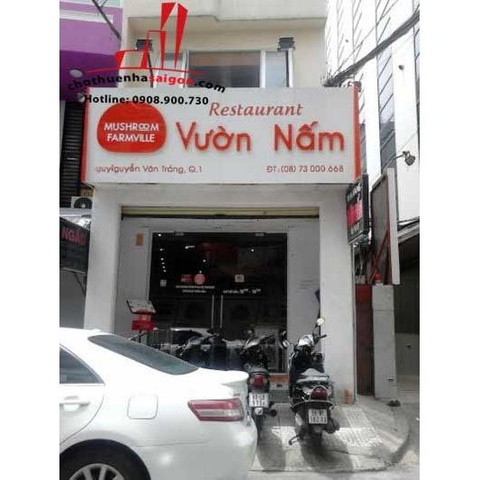 cho thuê nhà mặt tiền đường nguyễn văn tráng, quận 1, giá 2000$/tháng