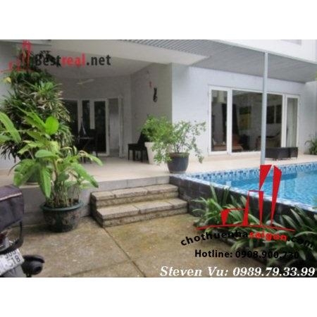 cho thuê biệt thự đường nguyễn văn hưởng, quận 2 giá 3300$