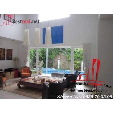 cho thuê biệt thự đường nguyễn văn hưởng, quận 2 giá 3300$