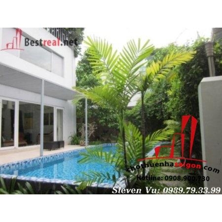 cho thuê biệt thự đường nguyễn văn hưởng, quận 2 giá 3300$