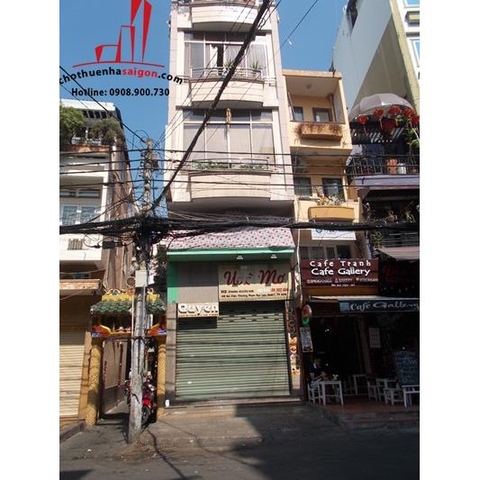 cho thuê nhà quận 1, mặt tiền đường bùi viện giá cho thuê: 42tr/tháng