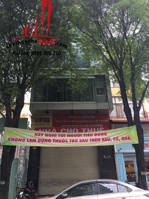 cần cho thuê nhà nguyên căn mặt tiền đường nguyễn văn thủ, phường dakao quận 1, giá cho thuê:8500$/tháng