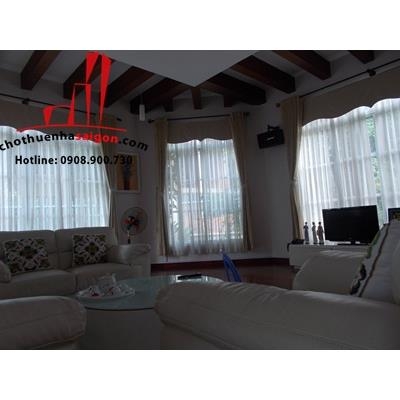 cho thuê biệt thự hồ bơi, khu combound đường trần não, quận 2