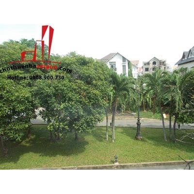 cho thuê biệt thự hồ bơi, khu combound đường trần não, quận 2