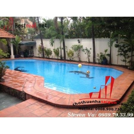 cho thuê biệt thự đường đặng hữu phổ, phường thảo điền, quận 2