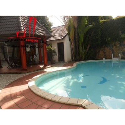 cho thuê biệt thự khu combound ABC trần não quận 2, giá 4500$