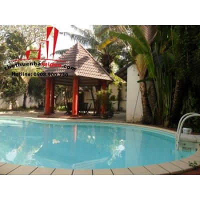 cho thuê biệt thự khu combound ABC trần não quận 2, giá 4500$