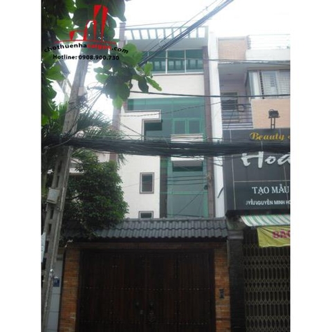 cho thuê nhà mặt tiền đường nguyễn minh hoàng , quận tân bình