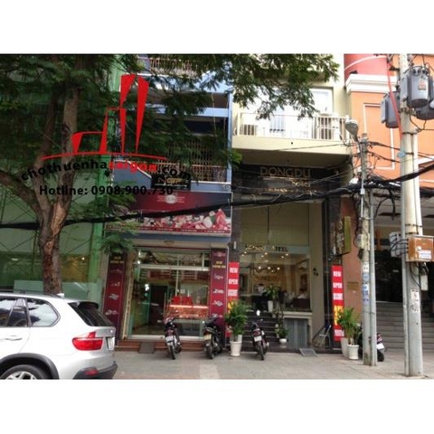 cho thuê nhà mặt tiền đường đông du quận 1, giá 4000$