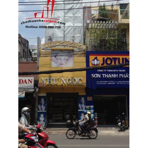 cho thuê nhà mặt tiền đường phan đình phùng, quận phú nhuận, giá 37tr/tháng