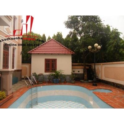 cho thuê biệt thự  đường trần não,phường bình an giá 2500$/tháng