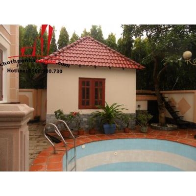 cho thuê biệt thự  đường trần não,phường bình an giá 2500$/tháng