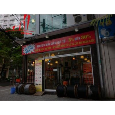 cho thuê tòa nhà 2 mặt tiền số đường Yersin P.Nguyễn Thái Bình, Q.1