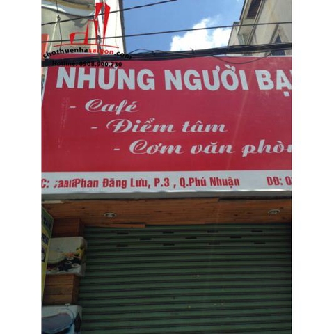cho thuê nhà mặt tiền đường phan đăng lưu, quận phú nhuận ,giá 21tr/tháng