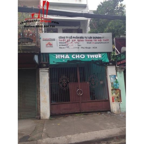 cần cho thuê nhà quận phú nhuận, đường hoàng diệu giá cho thuê: 25tr/tháng