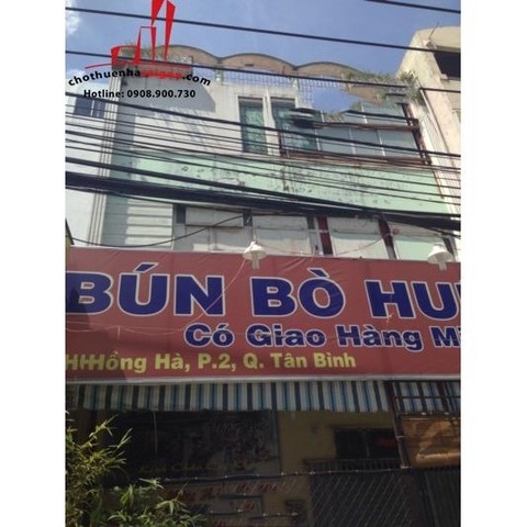 cần cho thuê nhà mặt tiền đường hồng hà, quận tân bình, giá cho thuê:30tr/tháng