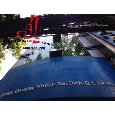 cho thuê nhà mặt tiền đường trần quang khải quận 1, giá 2500$/tháng